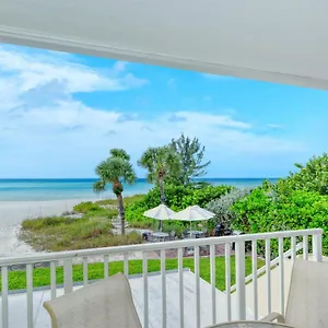 Laplaya 201c: Beachfront Corner Unit With Gulf Panorama Longboat Key